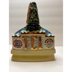 Jim Beam 1971 Tall Cedars of Lebanon TCL Muscular Dystrophy Decanter Regal China
